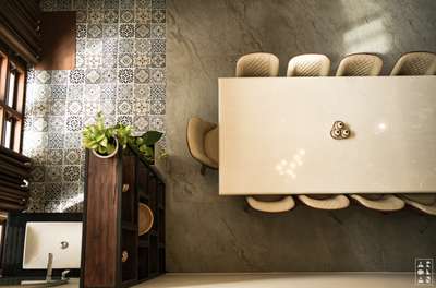 Partition in place — because even the wash area needs boundaries!
📍Calicut, Kerala 
Project type: Residence
Area:5400sqft
Completion year: 2025

#calicut #DiningGoals #InteriorInspo #TopViewVibes #TableForTen #DesignDetails #SpaceThatSpeaks #PartitionPerfection #ArclanDesigns #DiningDiaries #ModernSpaces #ArchitecturalVibes