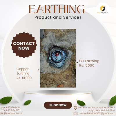 #Earthing service  #Copper earthing  #G.I Earthing