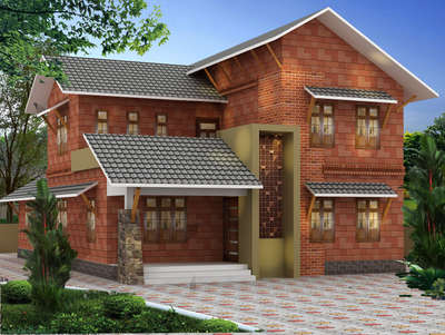 porotherm brick house-valapattanam brick