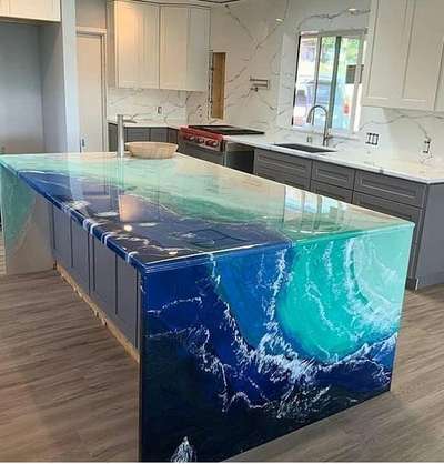 epoxy counter top metallic call now8982124143