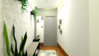 3D rendering of foyer space  #foyer  #Entrance