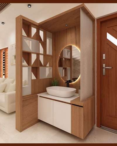 Hall partition & Wash counter  #hallpartition #washcounter