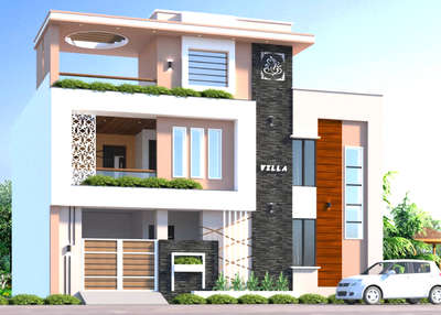 contact me for 3d Luxury premium bungalow  
#HouseDesigns 
 #ElevationHome 
#3delivation 
 #3delevation🏠