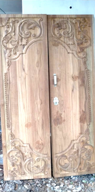plain double door with carving (sq ft 400) #