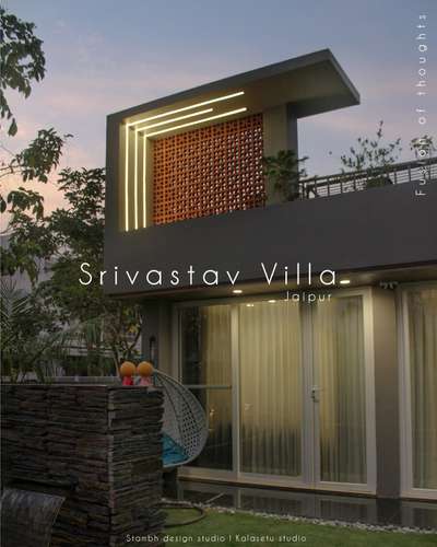 fusion of thoughts
srivastav villa   
#architecturedesigns #Architectural&Interior #HouseDesigns #Designs