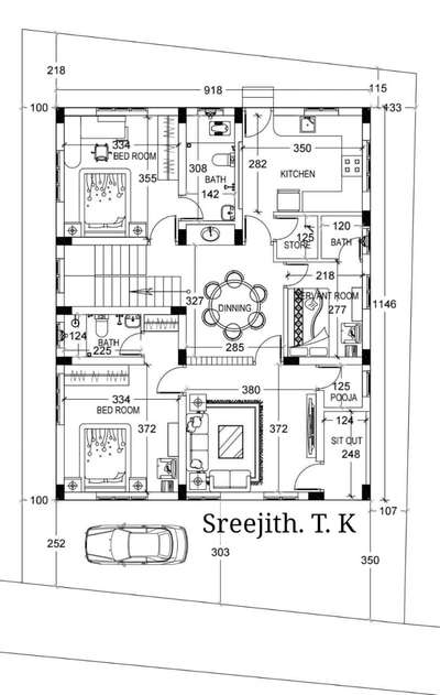 3 bhk just 5 cent land.