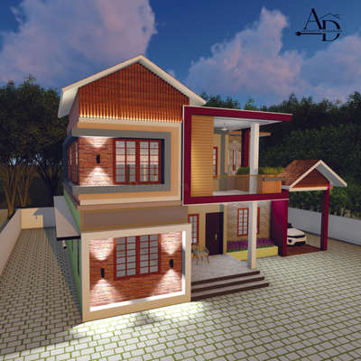 Project 5.1 #4bhk 7cent plot #ContemporaryHouse #tvm
 #3ddesigning #sketchup #lumion #3drending #3delevations #modernhouses #tvm #3DPlans #realisticviews