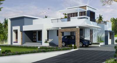 2400Sqft Villa at Pathanamthitta