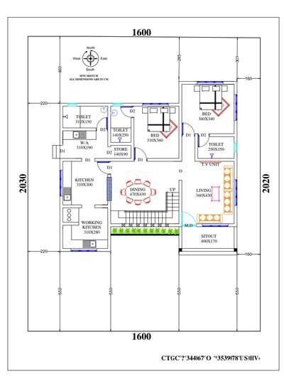 #2DPlans #FloorPlans #SouthFacingPlan