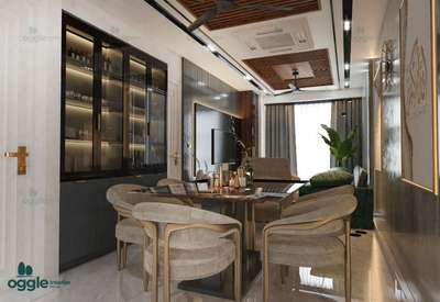 Dining area 
 #diningdesign  #InteriorDesigner  #Kozhikode  #trendingdesign  #calicutdesigners