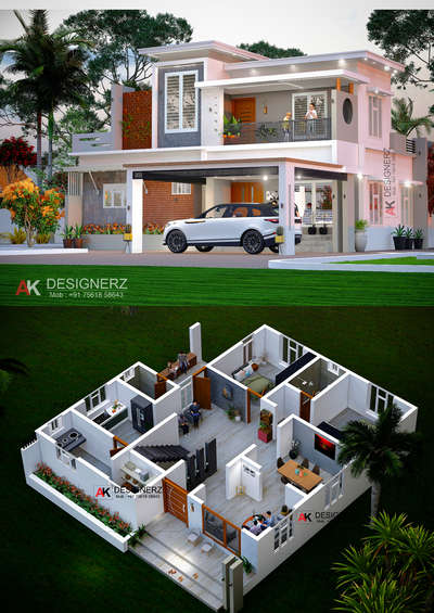 Home 3D elevation 
_Area :1836sq_
_4 Bhk_

📍Dm Us For Any Design @ak_designz____

Contact me on whatsapp

#designer_767 #house #housedesign #housedesigns #residentionaldesign #homedesign #residentialdesign #residential #civilengineering #autocad #3ddesign #arcdaily #architecture #architecturedesign #architectural #keralahome
#house3d #keralahomes  #budget_home_simple_interi #budjecthomes #budgetplans 
@kolo.kerala @archidesign.kerala @archdaily

#budgethomes #ElevationHome #SmallBudgetRenovation #budgethomeplan #budgethouses #budgetprice
#3Dfloorplans #3Dfloorplans ##