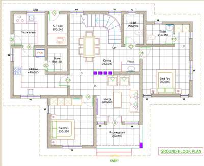 Model plan #basic vasthu concept #
 (ground floor - 1469 square feet) #modern elevation #Client_reji,Palakkad,kerala.