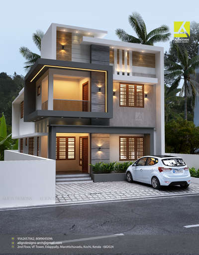 Proposed Residential Building For Jahab at Kakkanad
4 BHK 
1906 Sq.F
ALIGN DESIGNS 
Architects & Interiors
2nd floor,VF Tower
Edapally,Marottichuvadu
Kochi, Kerala - 682024
Phone: 9562657062