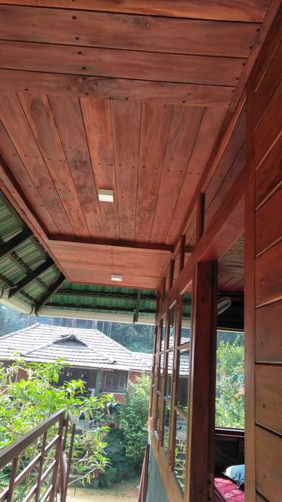 wooden celing