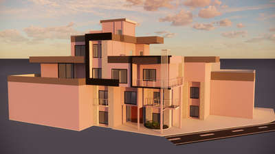budget friendly elevation
 #3d  #3DPlans  #Architect  #InteriorDesigner  #vastu