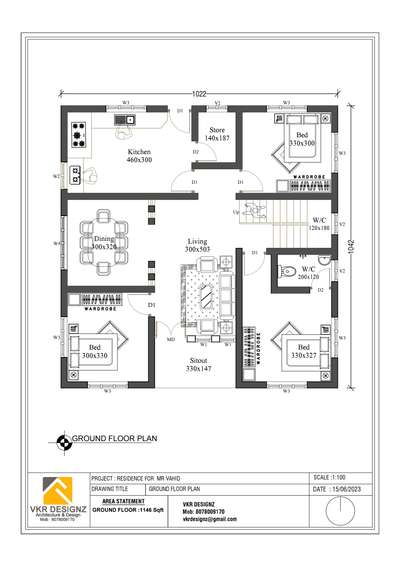 1100 sqft Budget Home