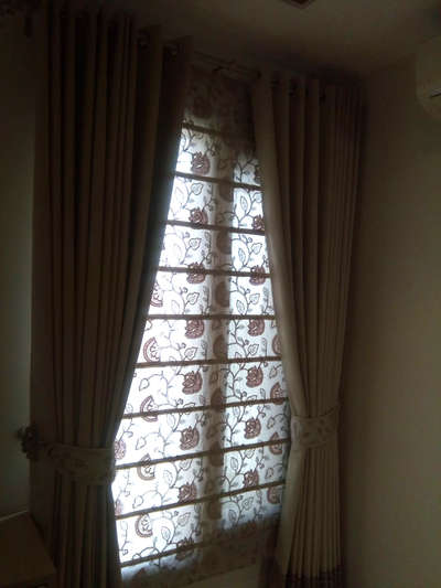 curtain & Roman Blind