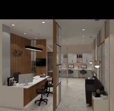 office design 3D whit the help of cad and sketchup