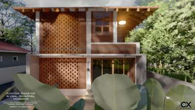 RESIDENCE AT POOJAPURA
LOW COST CONSTRUCTION. 
Area:  1285SQFT
 #lowbudget #lowcost  #lowcostdesign  #lowbudgethousekerala 
 #costeffective 
#tropicalarchitecture 
 #architecturekerala