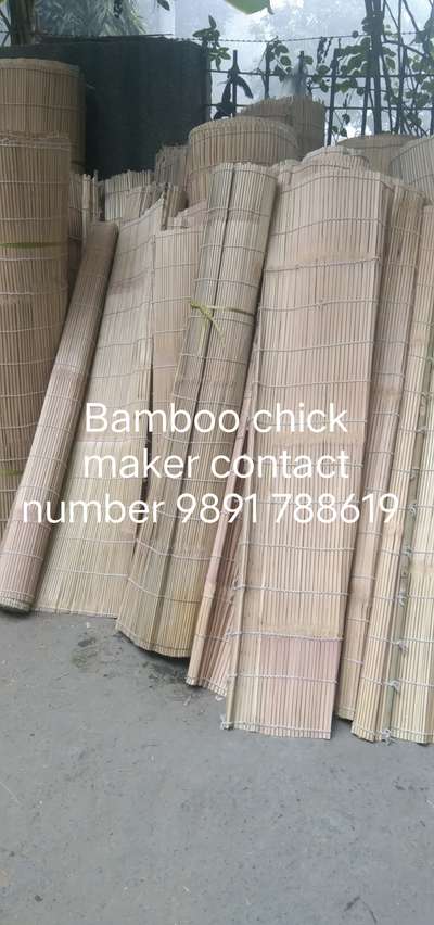 Bamboo chick maker contact number 9891 788619 Mayapuri Delhi
