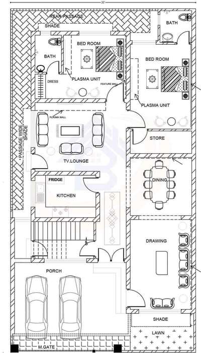 layout plans with furniture