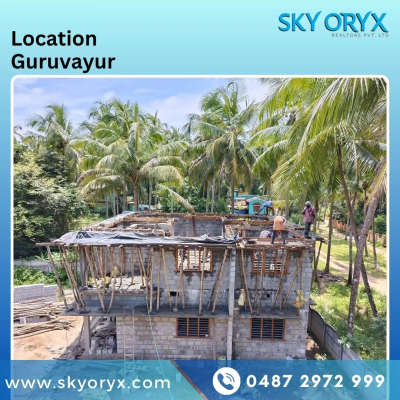 First floor sunshade works going on. 

Client: Mrs. Ambili Ravi
Area: 2300sqft.

For more details
☎️ 0487 2972999
🌐 www.skyoryx.com

#skyoryx #builders #buildersinthrissur #house #plan #civil #construction #estimate #plan #elevationdesign #elevation #quality #reinforcedconcrete  #excavation #newhome