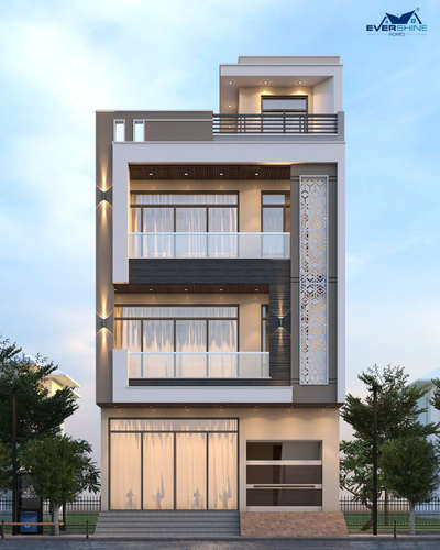 commercial project design at Govindpura Jaipur
 #constructionsite  #newproject  #architecturedesigns  #frontElevation  #exterior_Work