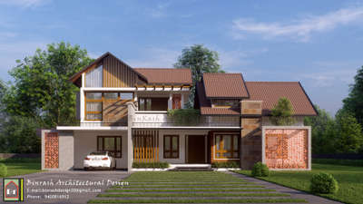 3500 sq.ft 4 bhk  #HouseDesigns
  #3d exterior
 #stylish 
 #veriety