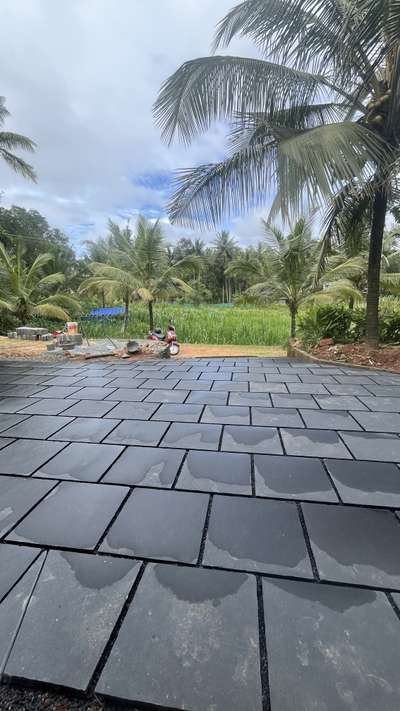 pthanjali or black handcut natural stone work