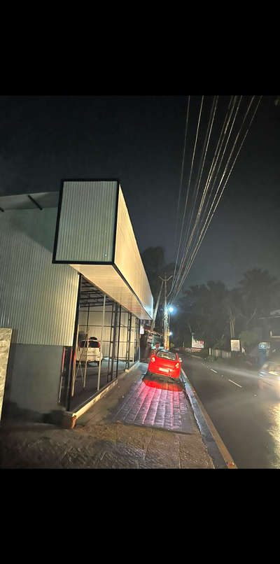 NAME BOARD vith cladding #FABRICATION&WELDING #MIG_WELDING #nameboard #ledborad #cladding #claddingwork #car #newwork #newshowroom #Malappuram #valanchery_city✌✌ #all_kerala #weldinglife #METALബിൽഡർസ്
 #