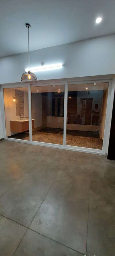 upvc sliding door 
3 Track 3 panel