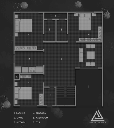 35x30 Floor Plan Design by @AarchAngles #floorplan #900sqft #1000sqft #3D #3DDesign #houseplan #plan #Architecturalillustration  #AarchAngles #ujjain #indore