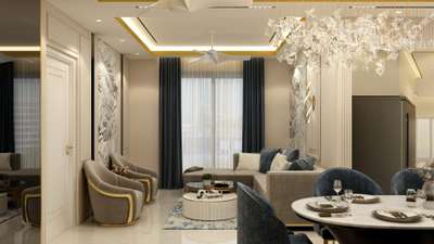 Living  #3d_visualizer   #Architectural&Interior   #3d_visulaisation #Thrissur