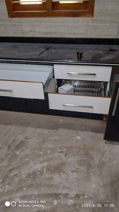 #kitchen modular kitchen magic corner and tandem box fitting in plywood best quality kitchen contact me  RD jangid 916377436831
