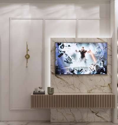 #LivingroomDesigns #LivingRoomTVCabinet #TVStand #tvbackpaneling #tvunitinterior #livingareainterior