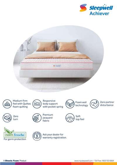 #mattress  #sleepwell  #home  #rkdecorindore  #indore  #KingsizeBedroom  #roomDecor   #6"  #comfort  #new