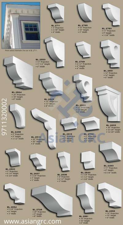 GRC Brackets by Asian GRC