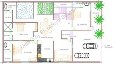 *2D planning and Drafting *
3 time Revision of drawing is free of cost.