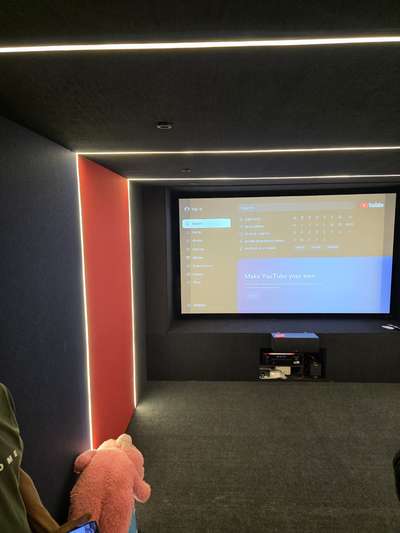 polk fusion t 7.1,denon avr x1800h, optoma full HD,acoustic pet panel