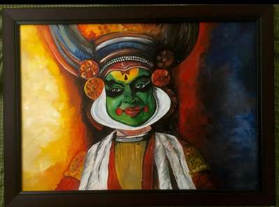 canvas painting painting for sale orginal kathakali #Painter  #LivingRoomPainting #AcrylicPainting #muralpainting #muralpaintingoncanvas