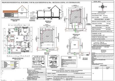 Residential building Permit plan #ProposedResidentialProject #permitdrawing #panchayathplan