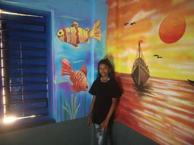 school wall murals