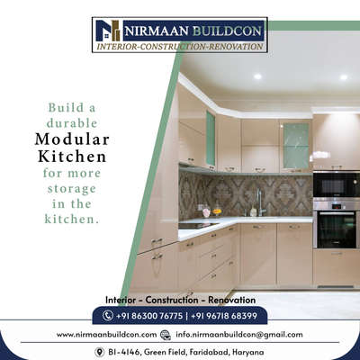 #nirmaanbuildcon 
#HouseRenovation 
#LargeKitchen 
#InteriorDesigner 
#Architectural&Interior 
#Contractor 
#HouseConstruction 
@8630076775