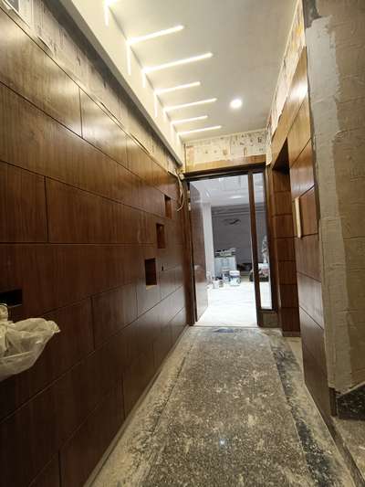 false ceiling and wall panelling by me