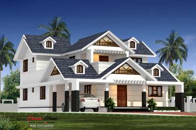slope model house