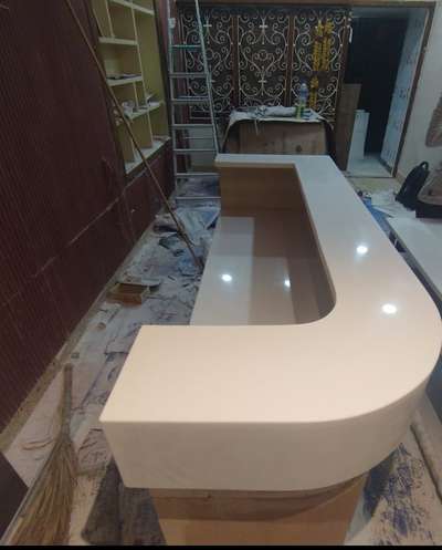#corian  #coriansheet  #coriandesign  #corianvanity  #vanitycountertop  #achrilicroundshapekitchen  #