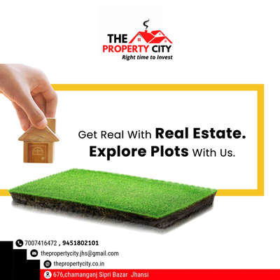 Right time to invest 

people those are interested in plot at jhansi uttarpradesh please contact us...... 

#propertydevelopers #plot #investment