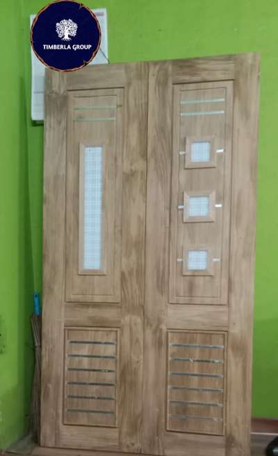 Teak Double Door