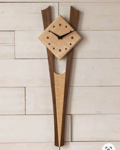 wooden clock