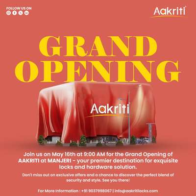 AAKRITI FACTORY OUTLET 
GRAND OPENING 🍁